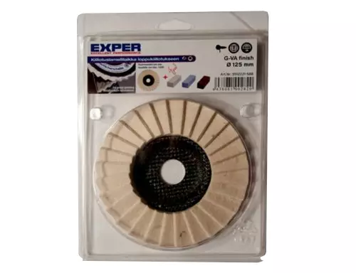 Huopalaikka kulmahiomakoneeseen Ø 125 x 22,2 - Hiomahuopa - 213612522FINISH - 1