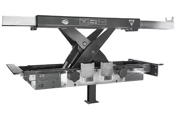 Paineilmahydraulinen kevenninnostin leveä 2,0T harmaa - Nosturit - 270-C1-SD20PHL-WH - 1