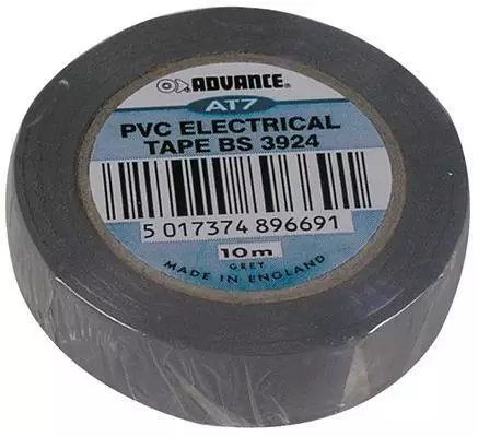 Sähköteippi harmaa 15mm x 10m - Teipit - 921-6041H - 1