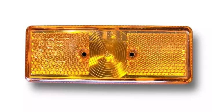 Sivuvalo Talmu/Hella keltainen Äärivalo Lasikantapolttimolla - Äärivalot - 0900835H - 1