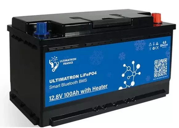 Ultimatron litiumakku 12 V/100 Ah - Akut autoon ja vapaalle - ULS-12-100H - 1