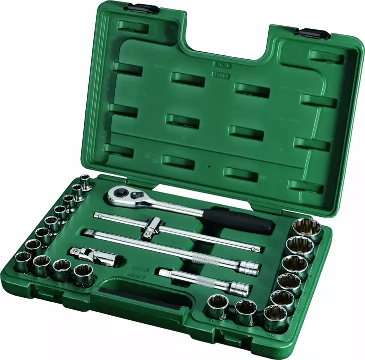 SATA 1/2” RÄIKKÄ- JA HYLSYSARJA12-K 24 OSAA - Hylsysarjat - ST09060SJ - 1