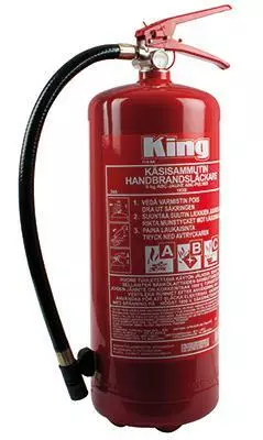 Jauhesammutin 6 kg 16 x 52 cm - Auton turvavarusteet - 114-6K - 1