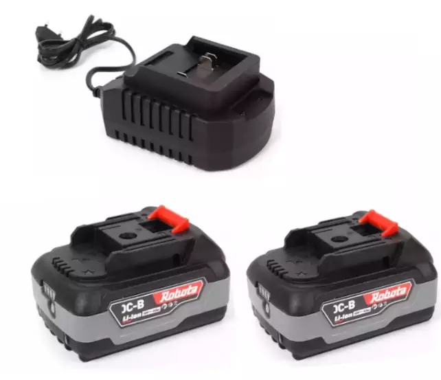 Robota starttipaketti (laturi + 2x4Ah akku) - Akkukonepaketit - RO-SPAK - 1