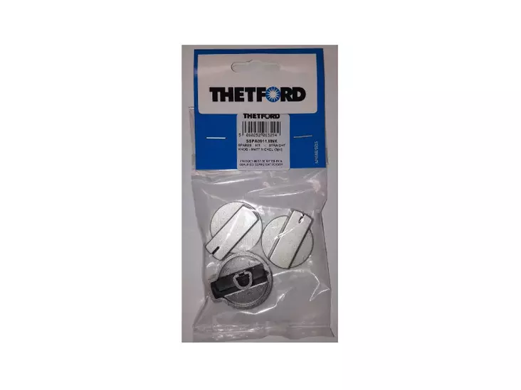 Säädinnuppisarja 3kpl, mattanikkeli - Liedet, uunit ja osat - SSPA0911MNK - 1