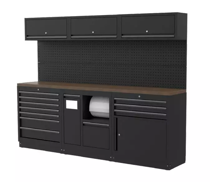 BOXO KALUSTEKOKONAISUUS 2588MM SININEN - Kalustekokonaisuudet - 285-BMB45BL - 1