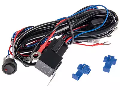 Johtosarja 2 valolle 12V rele 160W - Lisävalojen johtosarjat - 1605-WK005L - 1