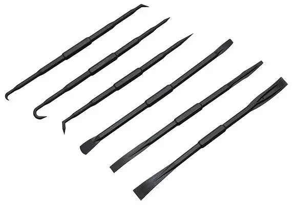 Koukku- ja Vääntösarja 6-osaa Pituus 268 mm - Vääntöraudat - 284-B75-S6L - 1