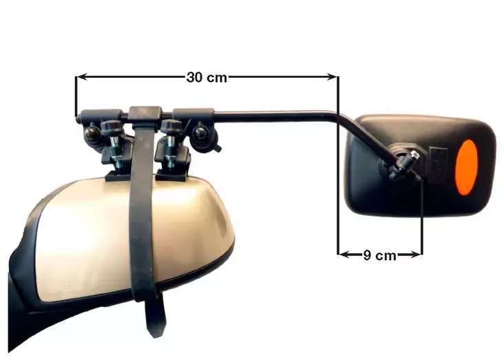 Krok ONE Plus XL caravan peili - Lisäpeilit vetoautoon - REP1123L - 1