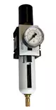 Paineensäädin ja suodatin 1/2" 3500 l/min 63 x 67 x 257 mm 0,5 – 8 bar - Muut paineilmakoneet ja tarvikkeet - 283-KFR2128GAM - 1