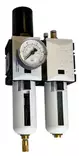 Suodatin painesäädin ja voitelulaite 1/2" 3500 l/min 126 x 67 x 257 mm 0,5 -8 bar - Muut paineilmakoneet ja tarvikkeet - 283-KFRL22128GAM - 1