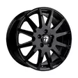 Tomason vanne TN1F118X5 keskireikä71,1mm 6,5X16 Ducato Musta 122 - Perävaunun vanteet/renkaat - 1800501M - 1