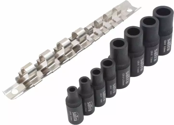ASTA 1/4"+3/8" KIERRETAPPI ADAPTERISARJA 2.8-8.5MM - Pultinkorjaus - ASTS-8TASM - 1