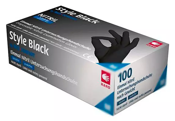 NITRIILISORMIKAS KERTAKÄYT k::M 100KPL - Nitriilikäsineet - 929-NITM - 1