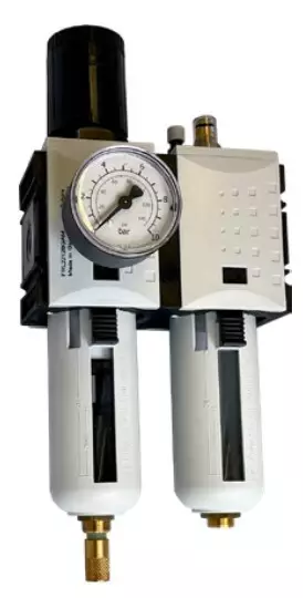 Suodatin painesäädin ja voitelulaite 3/4" 12000 l/min 170 x 93 x 329 mm 0,5 – 8 bar - Muut paineilmakoneet ja tarvikkeet - 283-KFRL24348GAM - 1