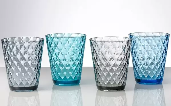 Brunner juomalasipakkaus Diamond 4 kpl - Melamiiniastiastot ja aterimet - 0830204N - 1