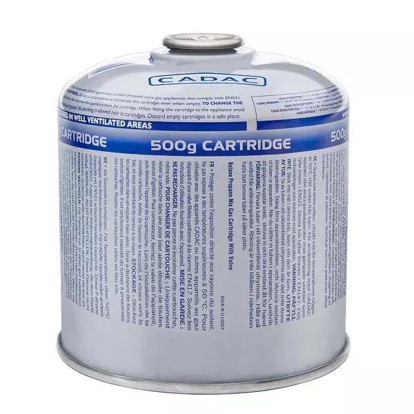 Cadac Kaasupatruuna 500g EN417 Kierteellä - CADAC-tuotteet, kaasugrillit ja -liedet - CA500-N - 1