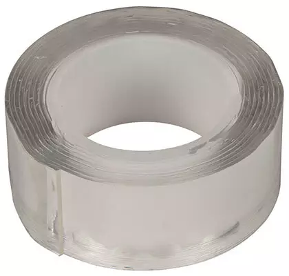 Kaksipuolinen nanoteippi 25 mm x 1,5 m ei jätä jälkiä, akryyliliima - Teipit - 921-25N - 1