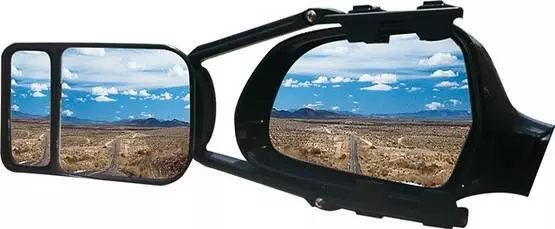 Lisäpeili Delta ANG, kumihihnakiinnitys Peili 18,5x12,5 cm 1 kpl - Lisäpeilit vetoautoon - 7306330N - 1