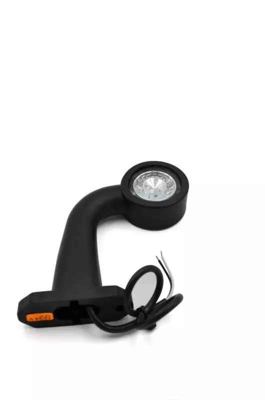 LED Kumivarsivalo 90° 145mm Oikea Pun./Valk 12/24V - Äärivalot - PSL905O - 1