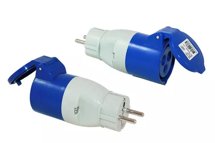 Adapteri 230V, Schuko/CEE Pakkaus 230V-16A - CEE tarvikkeet ja johdot - 4609420P - 1