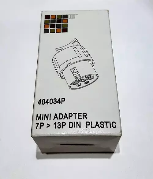 Adapteri auto 7 vaunu 13 Adapteri mini 7-13 pakattu - Peräkärryn rasiat ja pistokkeet - 404034P - 1