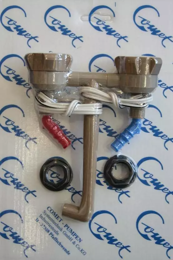 Comet sekoitushana Novo Super harmaa, katkaisijalla - Hanat ja suihkutarvikkeet - 0600119HAP - 1