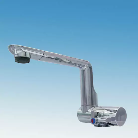 Comet vipusekoitushana Arona, letkuliittimet Kromattu, katkaisijalla - Hanat ja suihkutarvikkeet - 0600122P - 1