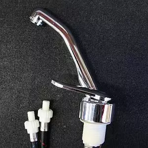 Comet vipusekoitushana Florenz Parma, X-Fix kromattu, katkaisijalla - Hanat ja suihkutarvikkeet - 0600117P - 1