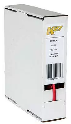 Kutistesukka punainen 9,5mm 2:1 10 m - Kutistesukka - 697-K95P - 1