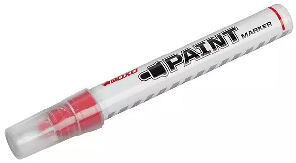 Maalikynä Pyörökärki Punainen 2,5 mm - Tussit ja kynät - 284-B55-MKP - 1