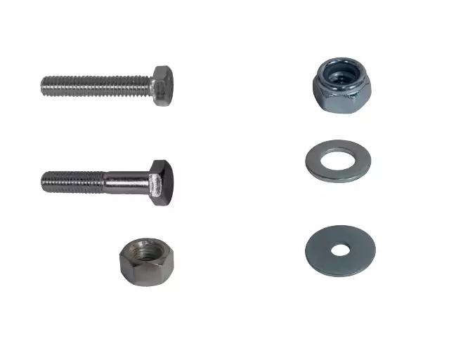 Pultit, mutterit ja laatat 45 kokoa ja 4350 kappaletta - Pientarvikevalikoimat - 604-PAK-PUL-PP - 1