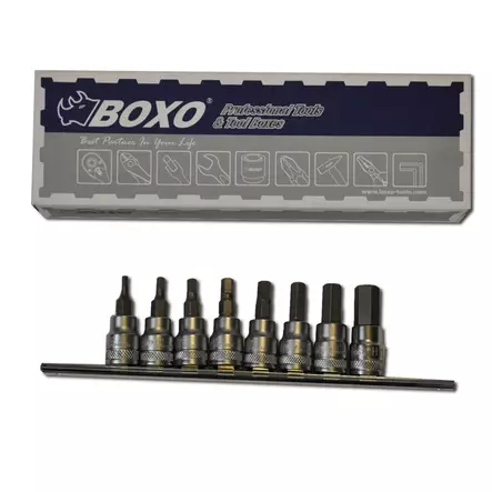 Hylsysarja 3/8" Kiskossa 3-12mm kuusiokolo - Hylsysarjat - 284-B33-IN3008R - 1