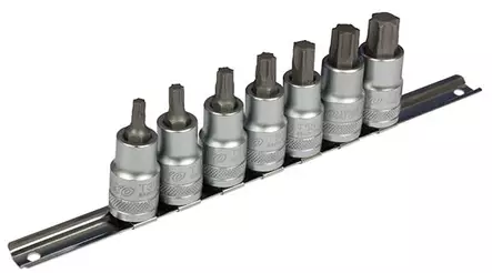Hyslysarja 1/2" Kiskossa T30-T70Torx - Hylsysarjat - 284-B33-ITX1907R - 2