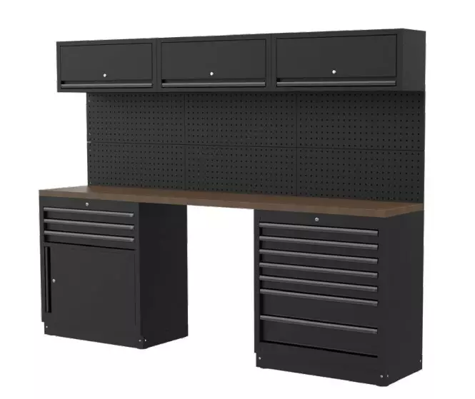 BOXO KALUSTEKOKONAISUUS 2588MM PUNAINEN - Kalustekokonaisuudet - 285-BMB31R - 1