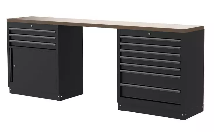 BOXO KALUSTEKOKONAISUUS 2588MM PUNAISET - Kalustekokonaisuudet - 285-BMB21R - 1