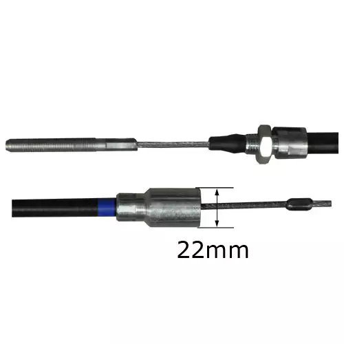 Jarruvaijeri KNOTT 1440 mm - Peräkärryn vaijerit - 10112-R - 1