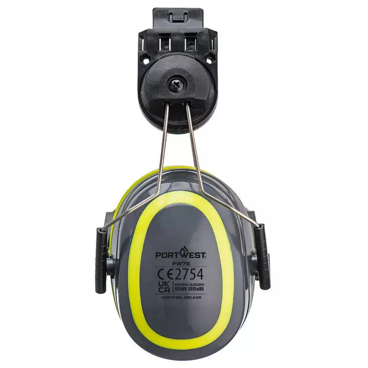 PW76 - HV Extreme medium Clip-On kuulosuojaimet - Harmaa/Keltainen - Kuulonsuojaus - PW76GYR - 1