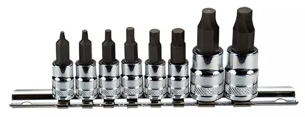 Vastakierresarja kuusiokolo 3/8" ja 1/4" Boxo - Hylsysarjat - 284-B33-VIN2030R - 1