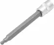 Asta 1/4" pitkä pallopäinen kuusiokolo kärkihylsy 4mm 79mm - Hylsyt - ASTA-BHX4S - 1