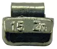 Pyörän Tasauspaino 15G 100 kpl Teräsvanne - Rengastarvikkeet - 904-3015-S - 1