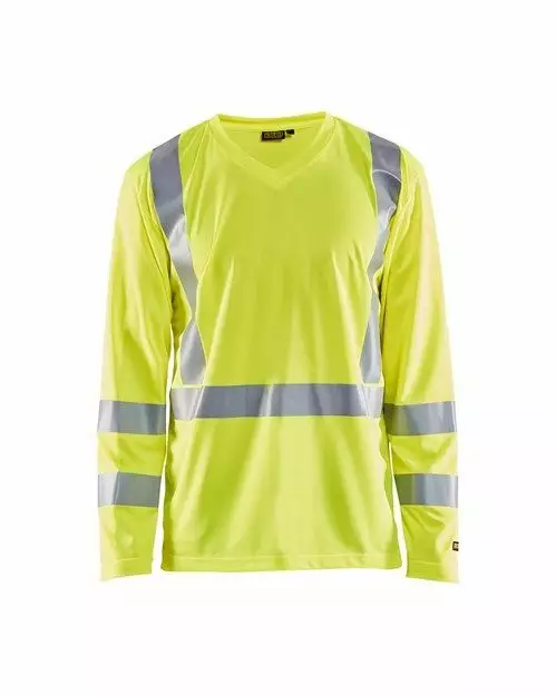 Highvis pitkähihainen t-paita, UV-suoja - Blåkläder työpaidat - 338310113300XS - 1
