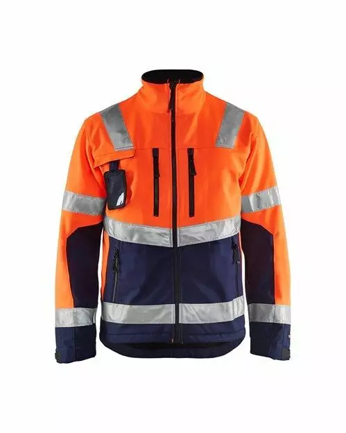 Highvis softshelltakki - Blåkläder työtakit - 490025175389S - 1