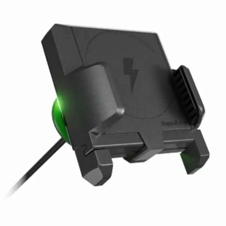 Laiteteline 15WQi2 LED nivelellä sivu-stopparit - AquaAmp puhelintelineet ja laturit - AQA0915X-1-SS - 1
