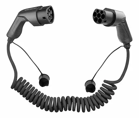 LATAUSKAAPELI T2,3-V16A,SPIRAALI 3M/5M - Sähkö- ja hybridiautojen laturit - 930-EV3215-S - 1