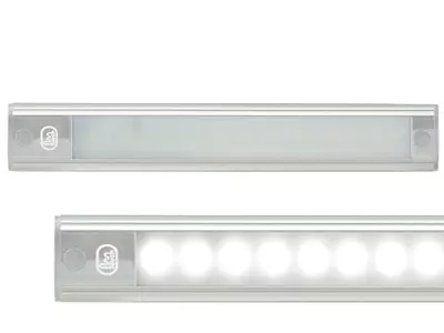 LED Sisävalo Kapea Hipaisukytkimellä 12V 260x40x11 mm - LED-sisävalot - 1614-40260S - 1