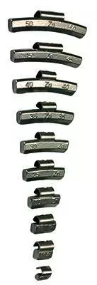 Pyörän Tasauspaino 50G 50 kpl Aluvanne - Rengastarvikkeet - 904-5050-S - 1