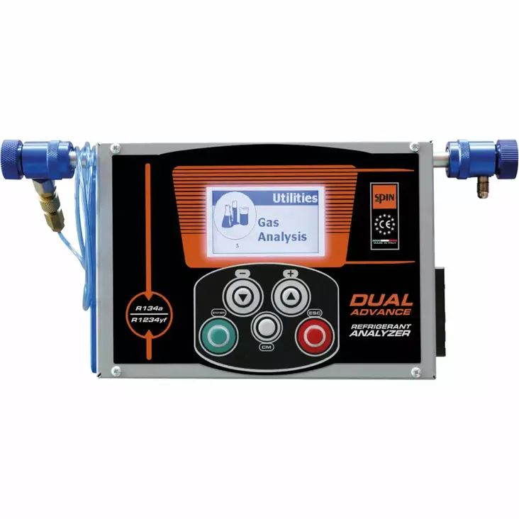 Spin DUAL GAS ANALYZER R134a/R1234yf kylmäaine analysaattori - Ilmastointihuoltolaitteet - SP01000290S - 1