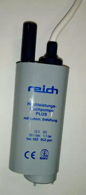 Uppopumppu Reich 12V, 19l/min, Uniquick - Pumput ja tarvikkeet - 511-6419ES - 1