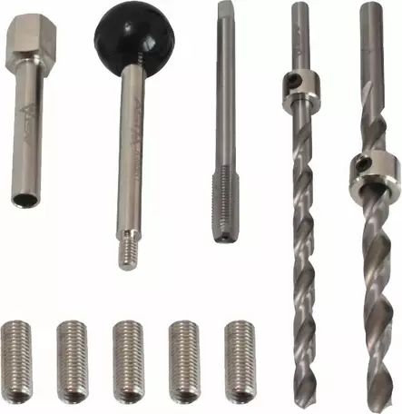 Asta dieselsuuttimen kiinnityspultin kierteenkorjaussarja m6 mb - Kierretyökalusarjat - ASTA-MBRT - 2